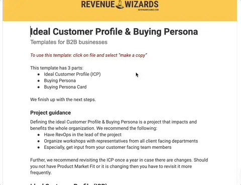 Vorschau auf Ideal Customer Profile: Best Practices & Vorlage